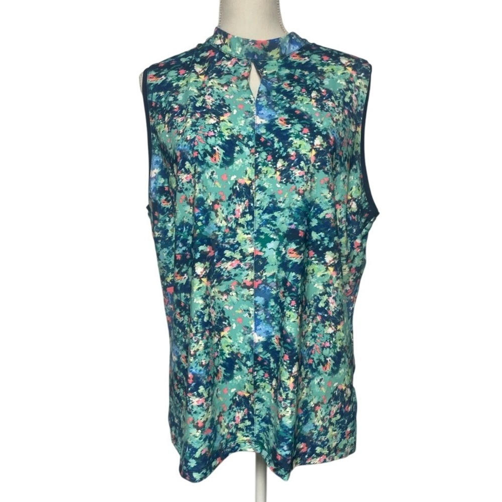 Lady‎ Hagen Golf Floral Sleeveless Tank Top Women's XXL